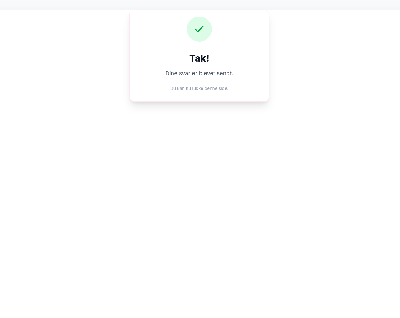 Svar modtaget preview